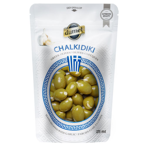 Garlic Stuffed Greek Green Olives Chalkidiki Dumet Olives Canada