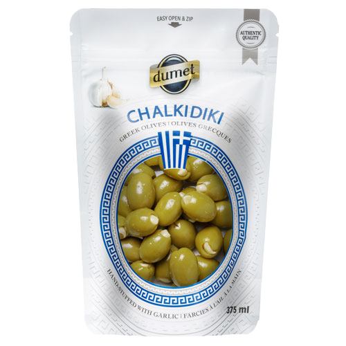 Garlic Stuffed Greek Green Olives Chalkidiki