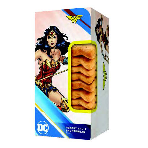 Wonder Woman Forest Fruit Shortbread Cookies